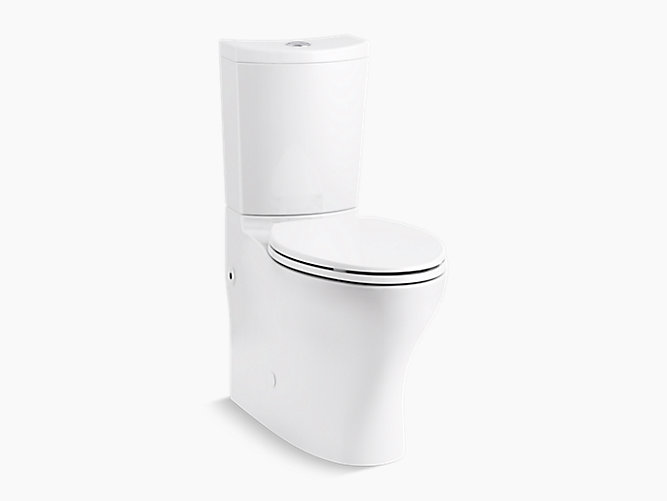 Persuade Curv Comfort Height The Complete Solution Two Piece Elongated Dual Flush Chair To Kohler - Kohler Persuade Toilet Seat Installation